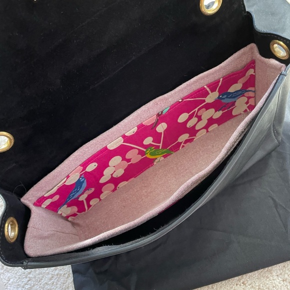 Saint Laurent Reversible Kate Bag black suede and leather YSL - Picture 16 of 16